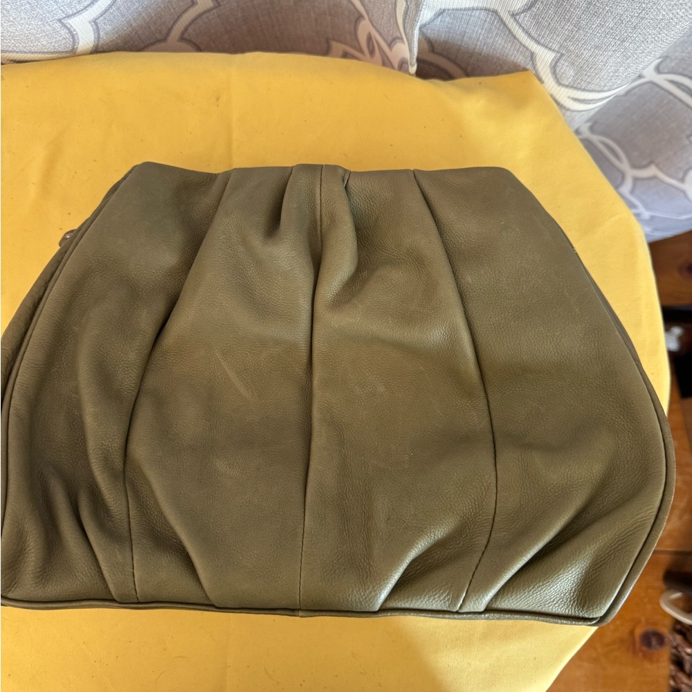 American Leather green leather hobo. Great used condition. - Picture 4 of 6